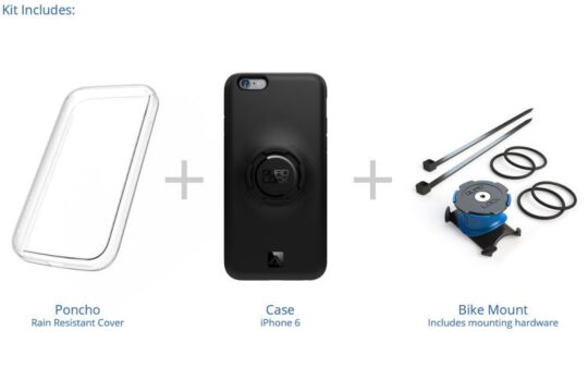 Uchwyt rowerowy z etui dla iPhone 6 Quad Lock