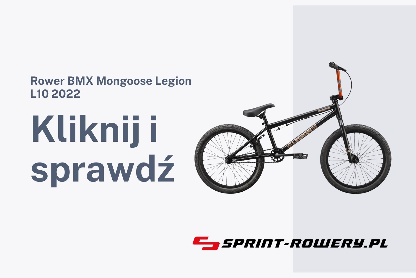 Rower BMX Mongoose Legion L10 2022