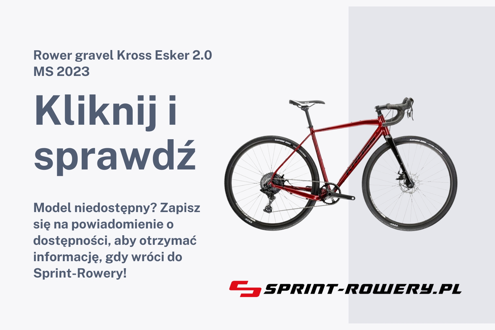 Rower gravel Kross Esker 2.0 MS 2023