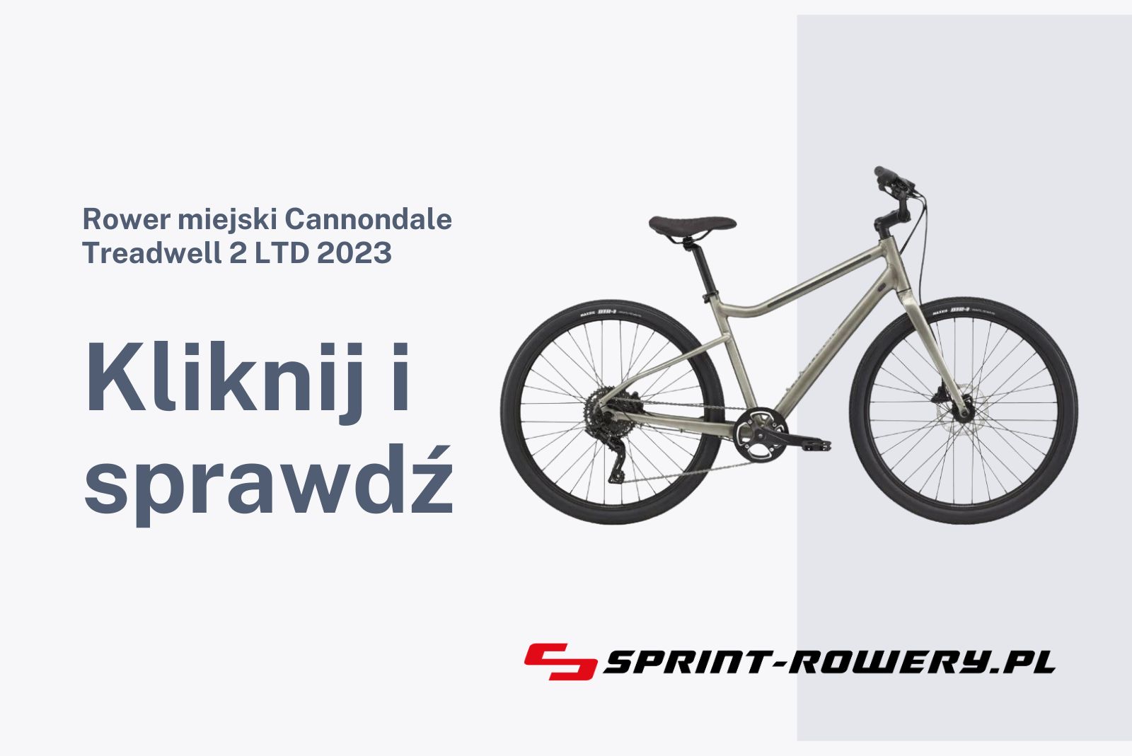 Rower miejski Cannondale Treadwell 2 LTD 2023